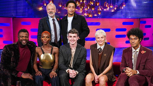The Graham Norton Show - S30E6: Paul Mescal, Emma Corrin, Richard Ayoade, Winston Duke, Michaela Coel and Loyle Carner