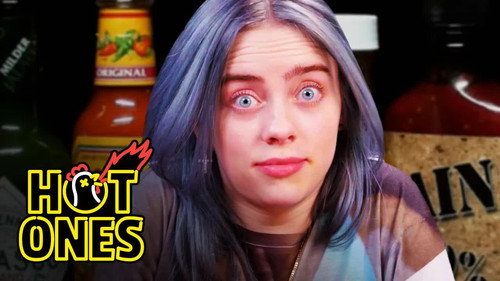 Hot Ones - S8E7: Billie Eilish Freaks Out While Eating Spicy Wings