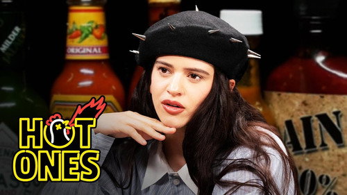 Hot Ones - S21E4: Rosalía Can't Stop Laughing While Eating Spicy Wings