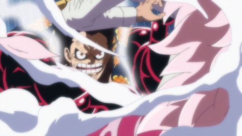 One Piece - S17E728: Luffy! An All-Out Leo Bazooka!