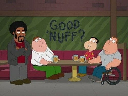 Family Guy - S8E7: Jerome Is the New Black