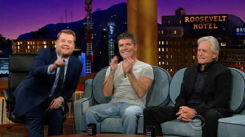 The Late Late Show with James Corden - S1E14: Michael Douglas, Simon Cowell, Jenny Lewis
