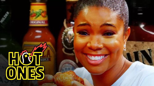 Hot Ones - S4E16: Gabrielle Union Impersonates DMX While Eating Spicy Wings