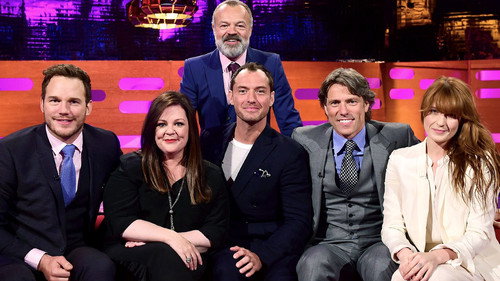 The Graham Norton Show - S17E8: Melissa McCarthy, Jude Law, Chris Pratt, John Bishop, Florence and the Machine