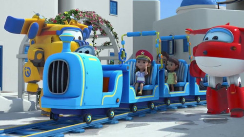 Super Wings - S1E50: Santorini Choo Choo