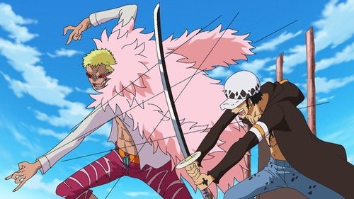 One Piece - S16E661: A Showdown Between the Warlords! Law vs. Doflamingo!