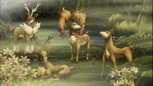 Pokémon - S15E6: The Four Seasons of Sawsbuck!