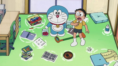 Doraemon - S1E633: Doradora Genpeigassen: Shizuka-chan Gozen o Sukue!