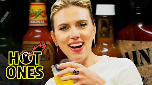 Hot Ones - S8E12: Scarlett Johansson Tries to Not Spoil Avengers While Eating Spicy Wings