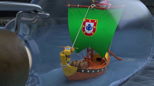Super Wings - S4E36: Bottle Boat Bon Voyage