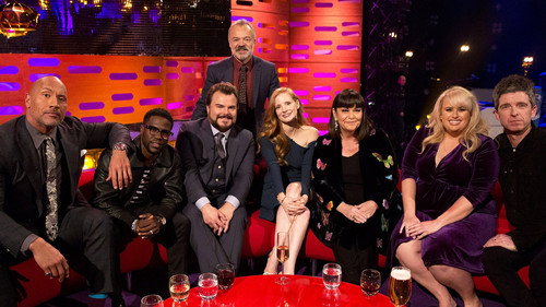 The Graham Norton Show - S22E10: Jessica Chastain, Dawn French, Rebel Wilson, Dwayne Johnson, Kevin Hart, Jack Black, Noel Gallagher