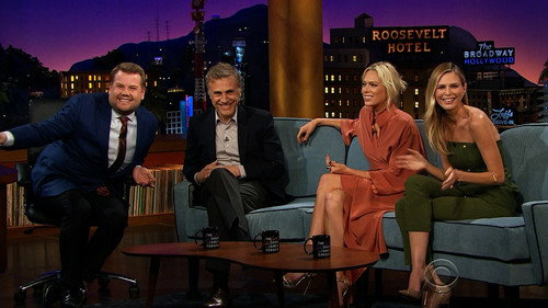 The Late Late Show with James Corden - S1E11: Christoph Waltz, Erin Foster, Sara Foster, George Ezra