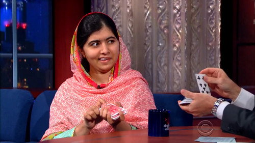 The Late Show with Stephen Colbert - S1E14: Malala Yousafzai, Kerry Washington, The Arcs