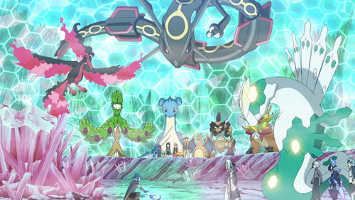 Pokémon Horizons - S1E87: Guided by the Black Rayquaza!