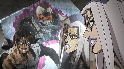 JoJo's Bizarre Adventure - S4E13: Mirror Man and Purple Smoke