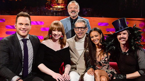 The Graham Norton Show - S23E8: Chris Pratt, Bryce Dallas Howard, Jeff Goldblum, Jake Shears