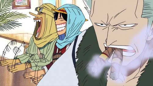 One Piece - S4E105: The Battlefront of Alabasta! Rainbase, the City of Dreams!