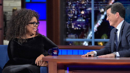 The Late Show with Stephen Colbert - S1E28: Oprah Winfrey, Joseph Fink, Jeffrey Cranor, Judith Hill