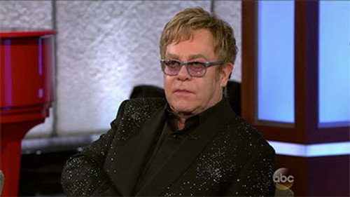 Jimmy Kimmel Live! - S11E125: Elton John; Emily VanCamp