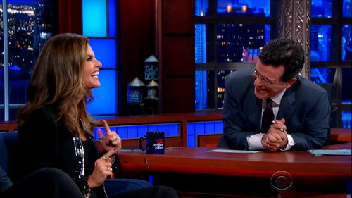 The Late Show with Stephen Colbert - S1E13: Andrew Sullivan, Maria Shriver, Jim Gaffigan, Archbishop Thomas Wenski, YMCA Jerusalem Youth Chorus, the Choir of St. Jean Baptiste