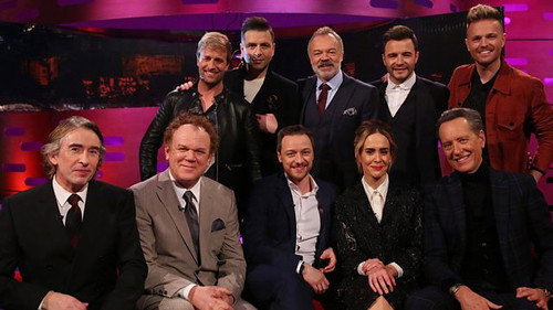 The Graham Norton Show - S24E13: James McAvoy, Sarah Paulson, Richard E Grant, John C Reilly, Steve Coogan, Westlife