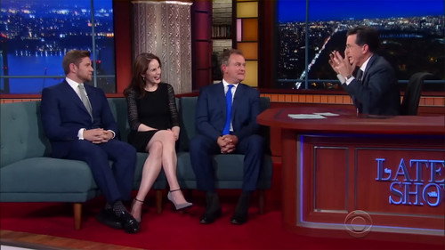 The Late Show with Stephen Colbert - S1E55: Michelle Dockery, Hugh Bonneville, Allen Leech, Adam McKay, Kurt Vile