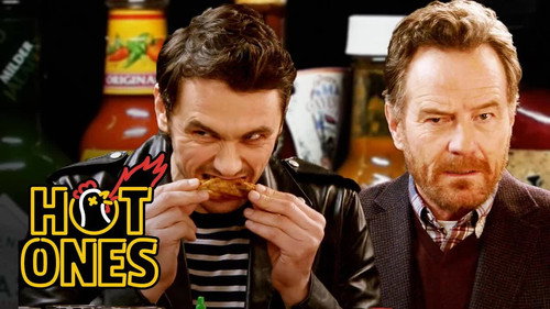 Hot Ones - S2E44: James Franco and Bryan Cranston Bond Over Spicy Wings