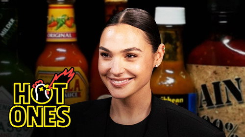 Hot Ones - S21E13: Gal Gadot Does a Spit Take While Eating Spicy Wings