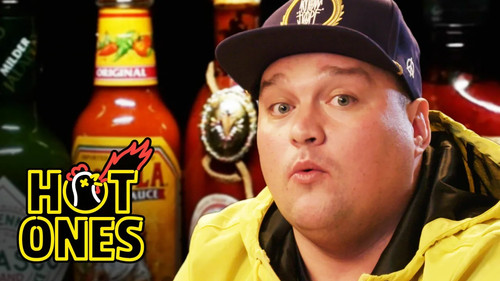 Hot Ones - S3E8: Charlie Sloth Makes His Mum Proud Eating Spicy Wings