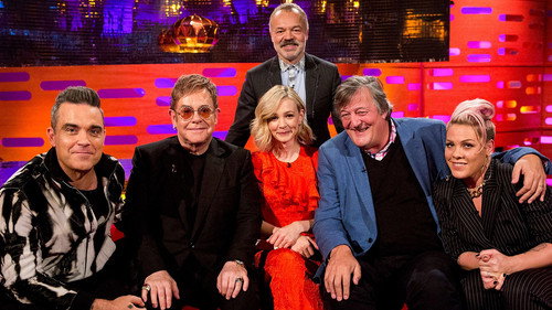 The Graham Norton Show - S22E9: Sir Elton John, Stephen Fry, Carey Mulligan, Robbie Williams, Pink