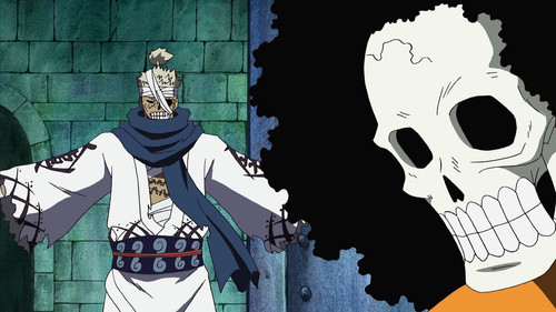 One Piece - S10E352: A Belief Worth Begging to Live for!! Brook Defends His Afro
