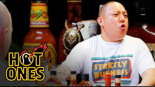 Hot Ones - S2E10: Eddie Huang Gets Destroyed by Spicy Wings