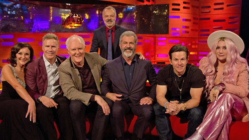 The Graham Norton Show - S22E8: Mel Gibson, Will Ferrell, Mark Wahlberg, John Lithgow, Kesha
