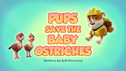 PAW Patrol - S6E12: Pups Save the Baby Ostriches