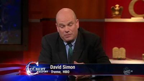 The Colbert Report - S6E47: David Simon