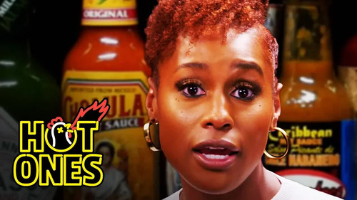 Hot Ones - S6E10: Issa Rae Raps While Eating Spicy Wings