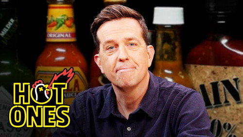 Hot Ones - S17E3: Ed Helms Needs a Mouth Medic While Eating Spicy Wings
