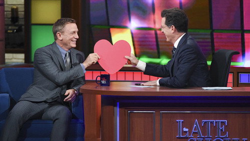The Late Show with Stephen Colbert - S1E37: Daniel Craig, Elizabeth Gilbert, Dr. Eugenia Cheng