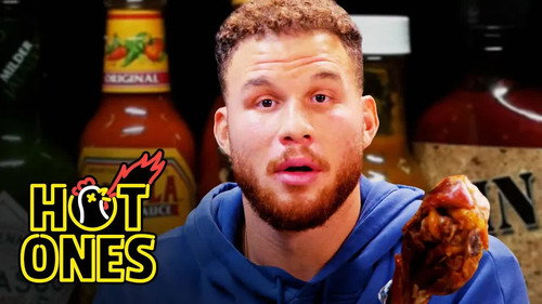 Hot Ones - S7E8: Blake Griffin Gets Full-Court Pressed by Spicy Wings