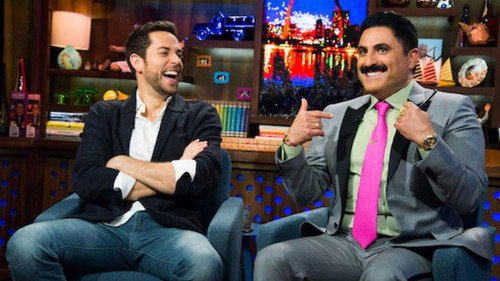 Watch What Happens Live with Andy Cohen - S10E83: Reza Farahan & Zachary Levi