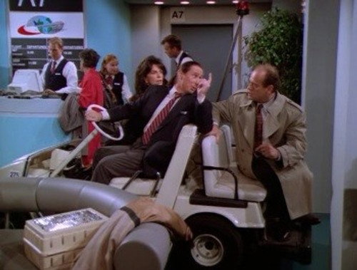 Frasier - S3E10: It's Hard to Say Goodbye If You Won't Leave