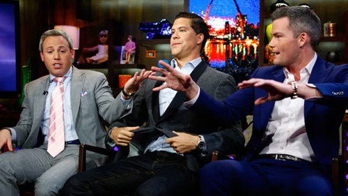 Watch What Happens Live with Andy Cohen - S6E77: Ryan Serhant, Fredrik Eklund & Michael Lorber