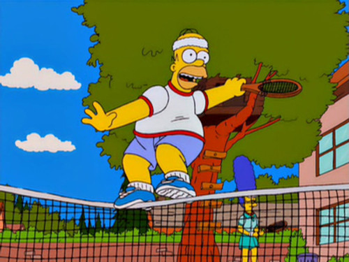 The Simpsons - S12E12: Tennis the Menace