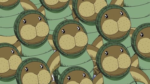 One Piece - S4E96: Erumalu, The City of Green and the Kung Fu Dugongs!!