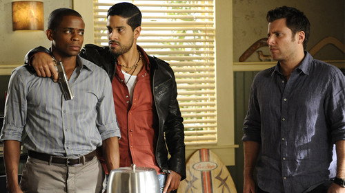 Psych - S5E5: Shawn and Gus in Drag (Racing)