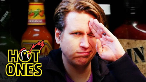 Hot Ones - S7E10: Pete Holmes Does Improv While Eating Spicy Wings