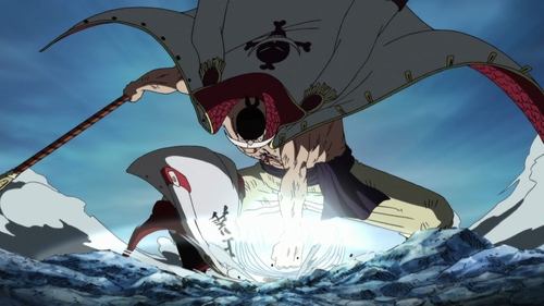 One Piece - S13E484: The Navy Headquarters Falls! Whitebeard's Unspeakable Wrath!