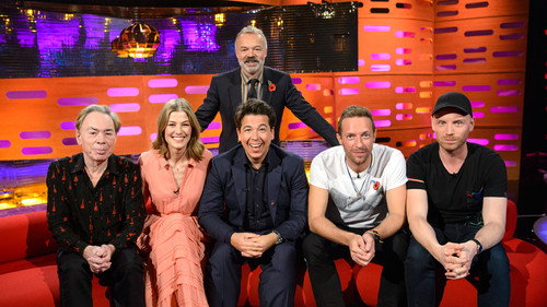The Graham Norton Show - S20E7: Rosamund Pike, Michael McIntyre, Andrew Lloyd Webber, Coldplay