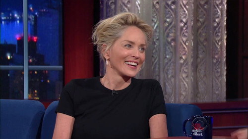 The Late Show with Stephen Colbert - S1E47: Sharon Stone, Justin Theroux, James Taylor