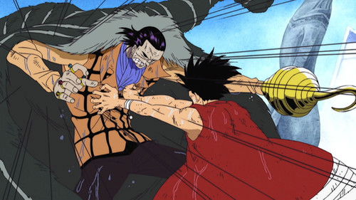 One Piece - S4E122: Sand Croc and Water Luffy! The Second Round of the Duel